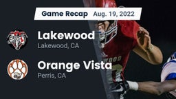 Recap: Lakewood  vs. Orange Vista  2022