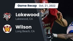 Recap: Lakewood  vs. Wilson  2022