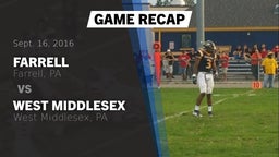 Recap: Farrell  vs. West Middlesex  2016