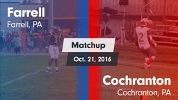 Matchup: Farrell  vs. Cochranton  2016