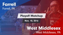 Matchup: Farrell  vs. West Middlesex  2016