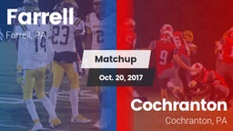 Matchup: Farrell  vs. Cochranton  2017