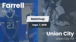 Matchup: Farrell  vs. Union City  2018