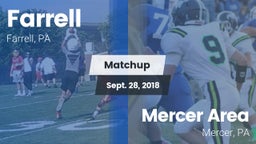 Matchup: Farrell  vs. Mercer Area  2018
