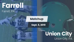Matchup: Farrell  vs. Union City  2019