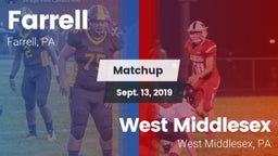 Matchup: Farrell  vs. West Middlesex   2019