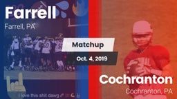 Matchup: Farrell  vs. Cochranton  2019