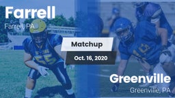 Matchup: Farrell  vs. Greenville  2020
