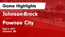 Johnson-Brock  vs Pawnee City  Game Highlights - Feb 3, 2017