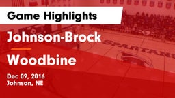 Johnson-Brock  vs Woodbine  Game Highlights - Dec 09, 2016