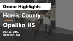 Harris County  vs Opelika HS Game Highlights - Dec 30, 2016