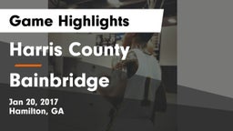 Harris County  vs Bainbridge  Game Highlights - Jan 20, 2017