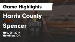 Harris County  vs Spencer  Game Highlights - Nov. 25, 2017