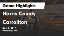 Harris County  vs Carrollton  Game Highlights - Dec. 2, 2017