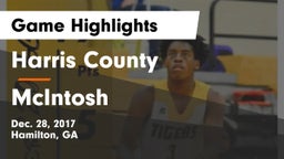 Harris County  vs McIntosh  Game Highlights - Dec. 28, 2017