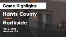 Harris County  vs Northside Game Highlights - Jan. 7, 2022