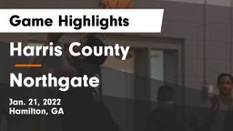 Harris County  vs Northgate  Game Highlights - Jan. 21, 2022