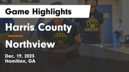 Harris County  vs Northview  Game Highlights - Dec. 19, 2023