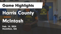 Harris County  vs McIntosh  Game Highlights - Feb. 14, 2024