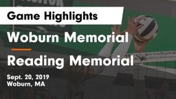 Woburn Memorial  vs Reading Memorial  Game Highlights - Sept. 20, 2019
