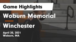 Woburn Memorial  vs Winchester  Game Highlights - April 20, 2021