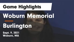 Woburn Memorial  vs Burlington  Game Highlights - Sept. 9, 2021
