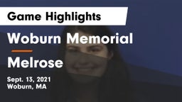 Woburn Memorial  vs Melrose  Game Highlights - Sept. 13, 2021