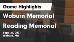 Woburn Memorial  vs Reading Memorial  Game Highlights - Sept. 21, 2021