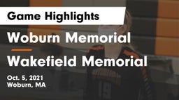 Woburn Memorial  vs Wakefield Memorial Game Highlights - Oct. 5, 2021