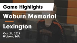 Woburn Memorial  vs Lexington  Game Highlights - Oct. 21, 2021