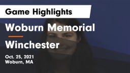 Woburn Memorial  vs Winchester  Game Highlights - Oct. 25, 2021
