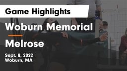 Woburn Memorial  vs Melrose Game Highlights - Sept. 8, 2022