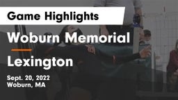 Woburn Memorial  vs Lexington  Game Highlights - Sept. 20, 2022