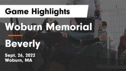 Woburn Memorial  vs Beverly Game Highlights - Sept. 26, 2022