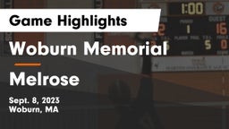 Woburn Memorial  vs Melrose  Game Highlights - Sept. 8, 2023