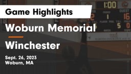 Woburn Memorial  vs Winchester  Game Highlights - Sept. 26, 2023