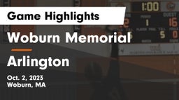 Woburn Memorial  vs Arlington  Game Highlights - Oct. 2, 2023