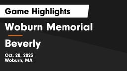Woburn Memorial  vs Beverly Game Highlights - Oct. 20, 2023