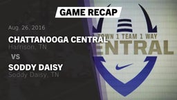 Recap: Chattanooga Central  vs. Soddy Daisy  2016