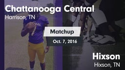 Matchup: Chattanooga Central vs. Hixson  2016