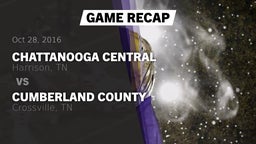 Recap: Chattanooga Central  vs. Cumberland County  2016