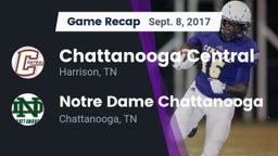 Recap: Chattanooga Central  vs. Notre Dame Chattanooga 2017