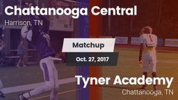Matchup: Chattanooga Central vs. Tyner Academy  2017