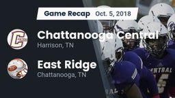 Recap: Chattanooga Central  vs. East Ridge  2018