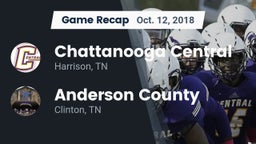 Recap: Chattanooga Central  vs. Anderson County  2018