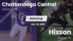 Matchup: Chattanooga Central vs. Hixson  2018