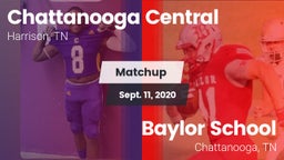 Matchup: Chattanooga Central vs. Baylor School 2020