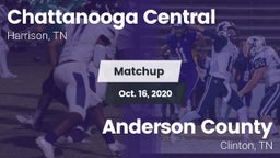 Matchup: Chattanooga Central vs. Anderson County  2020