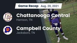 Recap: Chattanooga Central  vs. Campbell County  2021