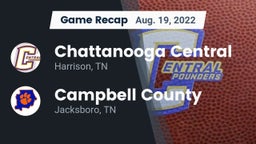 Recap: Chattanooga Central  vs. Campbell County  2022